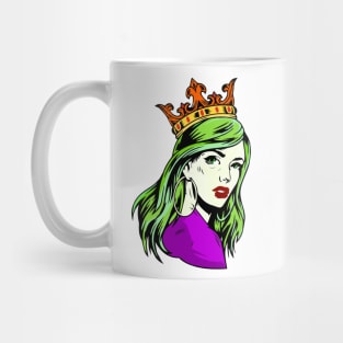 Princess with a golden crown Mug